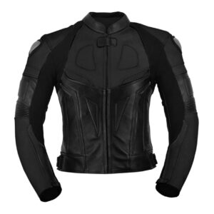 CHAQUETA CUERO NEGRO